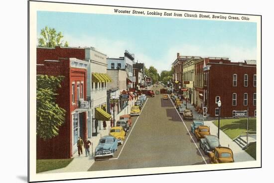 Wooster Street, Bowling Green, Ohio-null-Mounted Premium Giclee Print