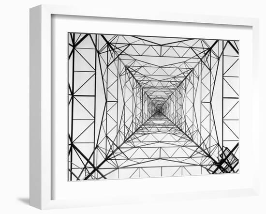 WOR Radio Transmitting Tower-Margaret Bourke-White-Framed Photographic Print