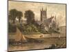 Worcester Cathedral 1870-null-Mounted Art Print