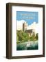 Worcester Cathedral - Dave Thompson Contemporary Travel Print-Dave Thompson-Framed Giclee Print