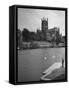 Worcester Cathedral from the East, Looking across the Severn-null-Framed Stretched Canvas