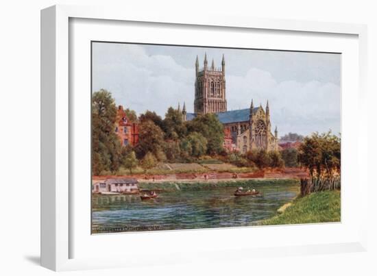 Worcester Cathedral, N W-Alfred Robert Quinton-Framed Giclee Print