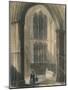 Worcester Cathedral: North Transept of Choir, 1836-Henry Winkles-Mounted Giclee Print