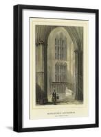 Worcester Cathedral, North Transept of Choir-Benjamin Baud-Framed Giclee Print