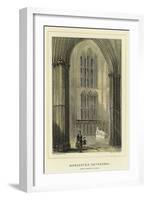 Worcester Cathedral, North Transept of Choir-Benjamin Baud-Framed Giclee Print