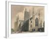 Worcester Cathedral, North West View, 1836-Henry Winkles-Framed Giclee Print