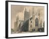 Worcester Cathedral, North West View, 1836-Henry Winkles-Framed Giclee Print