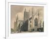 Worcester Cathedral, North West View, 1836-Henry Winkles-Framed Giclee Print
