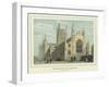 Worcester Cathedral, North West View-Benjamin Baud-Framed Giclee Print