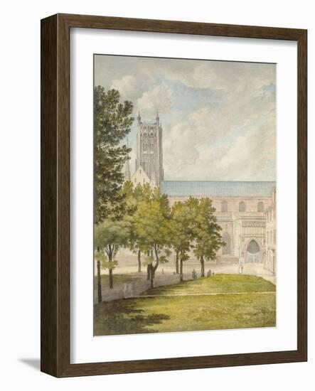 Worcester Cathedral, Probably 1774-John Baptist Malchair-Framed Giclee Print