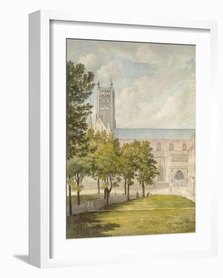 Worcester Cathedral, Probably 1774-John Baptist Malchair-Framed Giclee Print