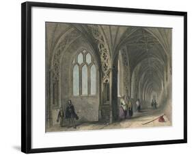 Worcester Cathedral. The Cloisters, 1836-Henry Winkles-Framed Giclee Print