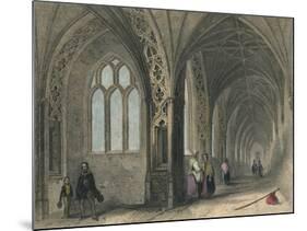 Worcester Cathedral. The Cloisters, 1836-Henry Winkles-Mounted Giclee Print