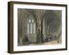 Worcester Cathedral. The Cloisters, 1836-Henry Winkles-Framed Giclee Print