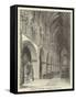 Worcester Cathedral, the Nave, Looking East-null-Framed Stretched Canvas