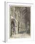 Worcester Cathedral, the Nave, Looking East-null-Framed Giclee Print