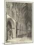 Worcester Cathedral, the Nave, Looking East-null-Mounted Giclee Print