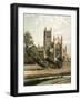 Worcester Cathedral, Worcestershire, C1870-Hanhart-Framed Giclee Print