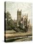 Worcester Cathedral, Worcestershire, C1870-Hanhart-Stretched Canvas