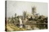 Worcester Cathedral-John O'connor-Stretched Canvas