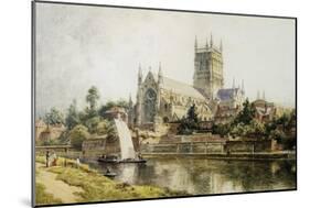 Worcester Cathedral-John O'connor-Mounted Giclee Print