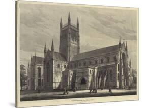 Worcester Cathedral-Samuel Read-Stretched Canvas