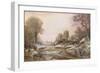 Worcester from the South West in the Snow, C.1875-Charles Leaver-Framed Giclee Print