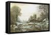 Worcester from the South West-Charles Leaver-Framed Stretched Canvas