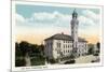 Worcester, Massachusetts - Exterior View of City Hall-Lantern Press-Mounted Art Print