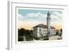 Worcester, Massachusetts - Exterior View of City Hall-Lantern Press-Framed Art Print