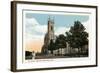 Worcester, Massachusetts - Exterior View of St. Paul's Church-Lantern Press-Framed Art Print