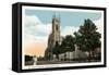 Worcester, Massachusetts - Exterior View of St. Paul's Church-Lantern Press-Framed Stretched Canvas