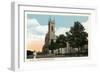 Worcester, Massachusetts - Exterior View of St. Paul's Church-Lantern Press-Framed Art Print