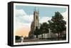 Worcester, Massachusetts - Exterior View of St. Paul's Church-Lantern Press-Framed Stretched Canvas