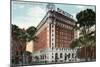 Worcester, Massachusetts - Exterior View of the Hotel Bancroft-Lantern Press-Mounted Art Print