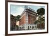 Worcester, Massachusetts - Exterior View of the Hotel Bancroft-Lantern Press-Framed Premium Giclee Print