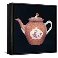 'Worcester Teapot and Cover', c1770-James Giles-Framed Stretched Canvas