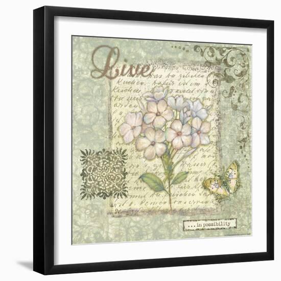 Word 4 Live-Viv Eisner-Framed Art Print