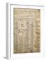 Word List and Male Profile, from Codex Trivulzianus, 1478-1490-Leonardo da Vinci-Framed Giclee Print