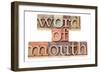 Word of Mouth-PixelsAway-Framed Art Print