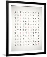 Word Search-Clara Wells-Framed Giclee Print