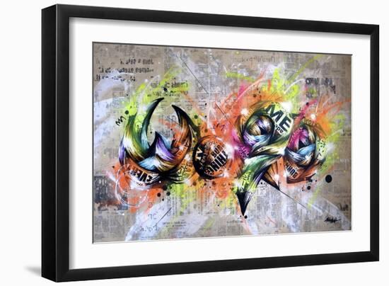 Word-Taka Sudo-Framed Premium Giclee Print