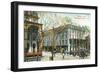 Worden Hotel, Saratoga Springs, New York-null-Framed Art Print