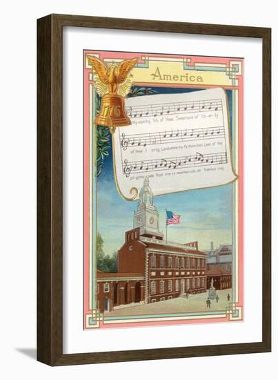 Words and Music, America-null-Framed Art Print