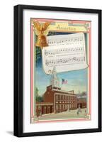 Words and Music, America-null-Framed Art Print