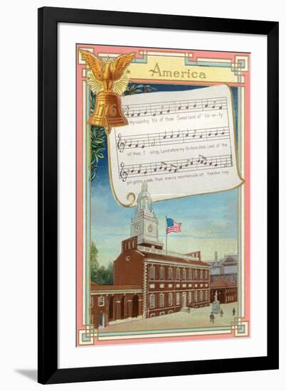 Words and Music, America-null-Framed Art Print