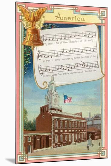 Words and Music, America-null-Mounted Art Print