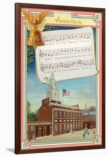 Words and Music, America-null-Framed Art Print