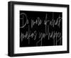 Words of Encouragement III BW v2-Sarah Adams-Framed Art Print