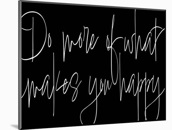 Words of Encouragement III BW v2-Sarah Adams-Mounted Art Print